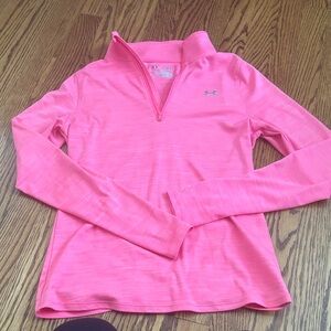 Under Armour Vibrant Pink Half-Zip Top